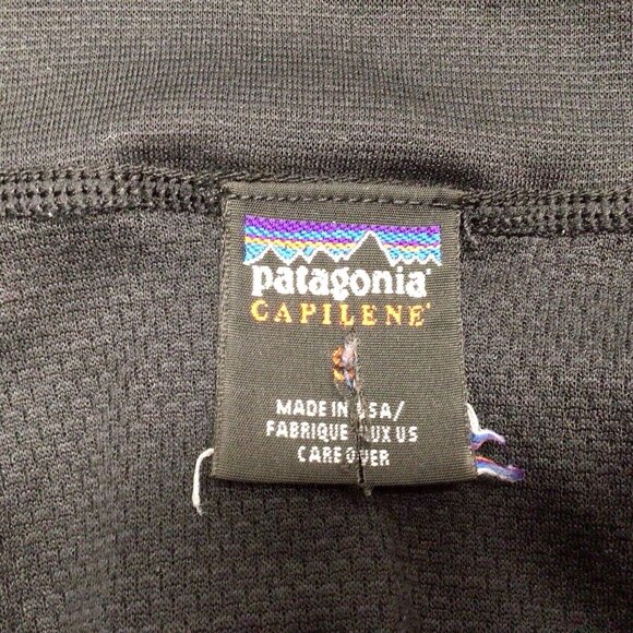 Vintage Patagonia Capilene Pullover Shirt 1/4 Zip Long Sleeve Baselayer - Picture 9 of 12